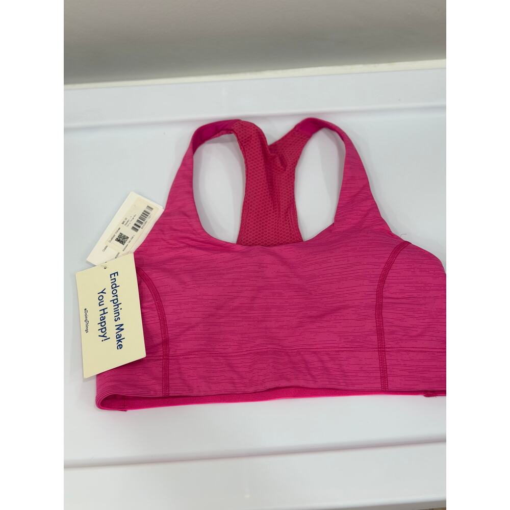 Outdoor Voices Athena Flamingo Hot Pink Sports Bra Size Small